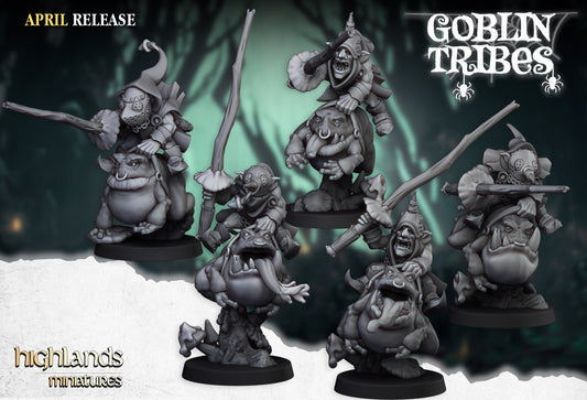 Swamp Goblins Frog Riders with Stick